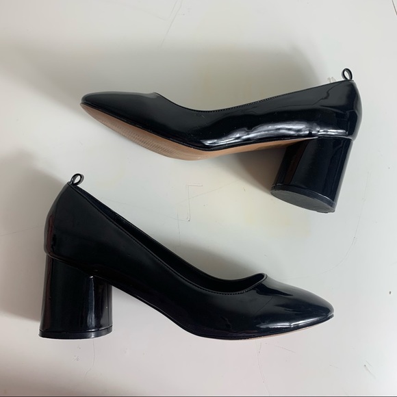 ASOS black round toe heels - Picture 2 of 4
